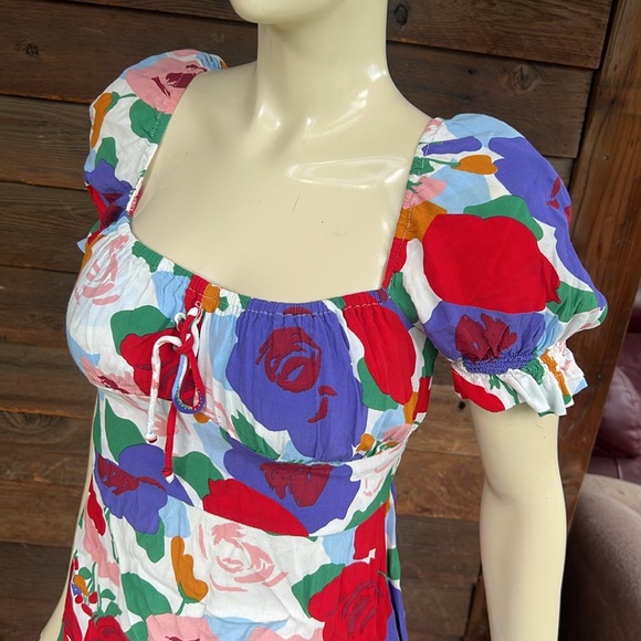 Faithful the brand mini dress abstract floral - Picture 4 of 9